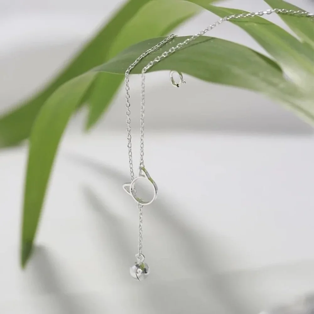 14k Gold Adorable Cat Sterling Silver Bracelet Sterling Silver - Picture 3 of 10